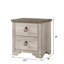 Table de chevet 2 tiroirs 1Pc