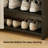 Foldable Multi-Tier Shoe Rack For Small Spaces – Bamboo Entryway Storage Shelf For Home/Apartment