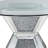 Round Glass Top with Stainless Steel Base Dining Table