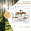 Ensemble repas rond 42,5 po