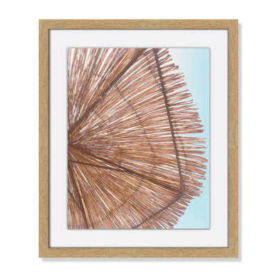 Antonio "Rosy Straw Umbrella" Print