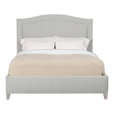 Caroline/Casey Queen Upholstered Low Profile Panel Bed