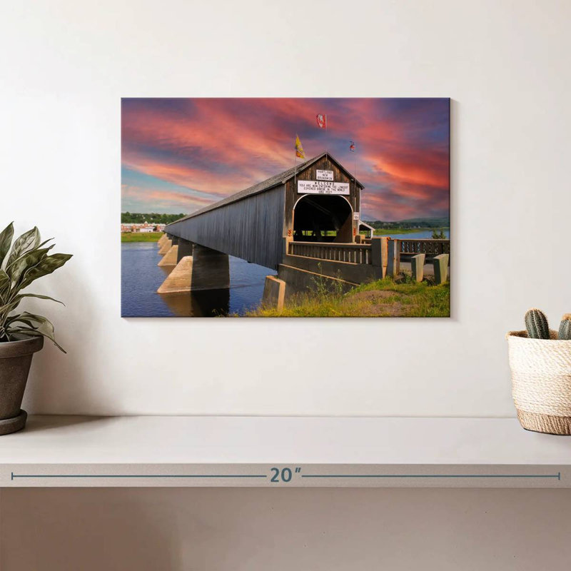 Pont couvert Lilie Hartland, H 8 po x l 12 po