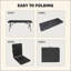 Table pliante 6 pi, table en plastique portative pour le camping, pique-niques, fêtes, table pliable à charge élevée-363913293