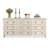 White Solid Wood Accent Cabinet