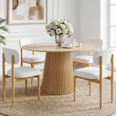 Archway 5 - Piece Solid Wood Round Dining Sets