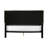 Bedroom Bed With Foam Padding And Beige Upholstery Linen Look Wood Slats Legs