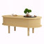 Table basse à plateau relevable cannelé avec compartiment caché-1514070639