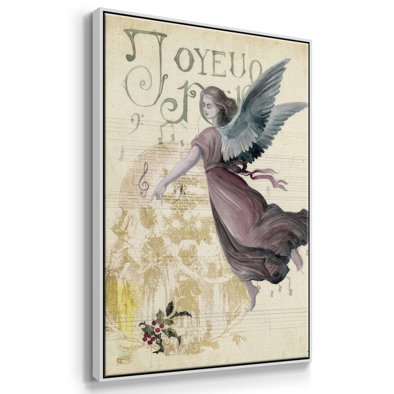 Collection de voeux de Noël B, H 41 po x l 27 po x P 1,5 po, Blanc
