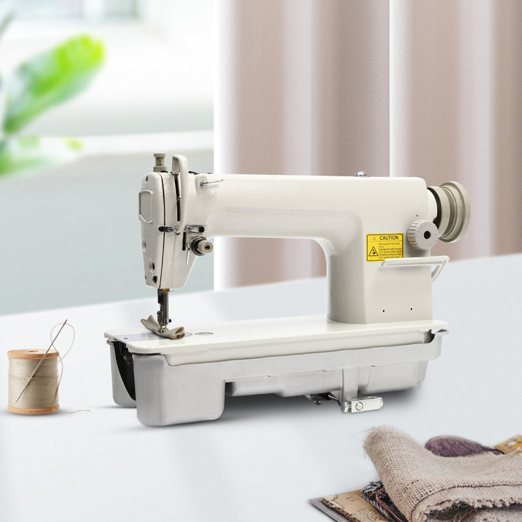 Cutycaty Industrial Sewing Machine, Heavy Duty 550w Lock stitch Sewing  Machine with Clear Panel and LED Screen, Adjustable Stitch Distance and  Speed