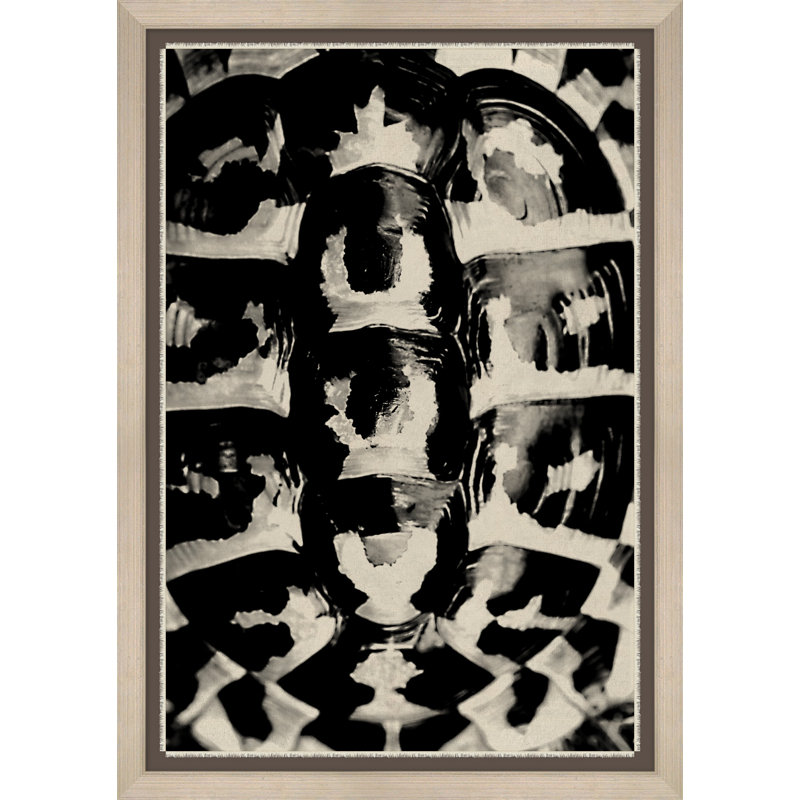 Motif de la nature par Thom Filicia, Impression sur toile argentée, 40.75" H x 28.75" W, No