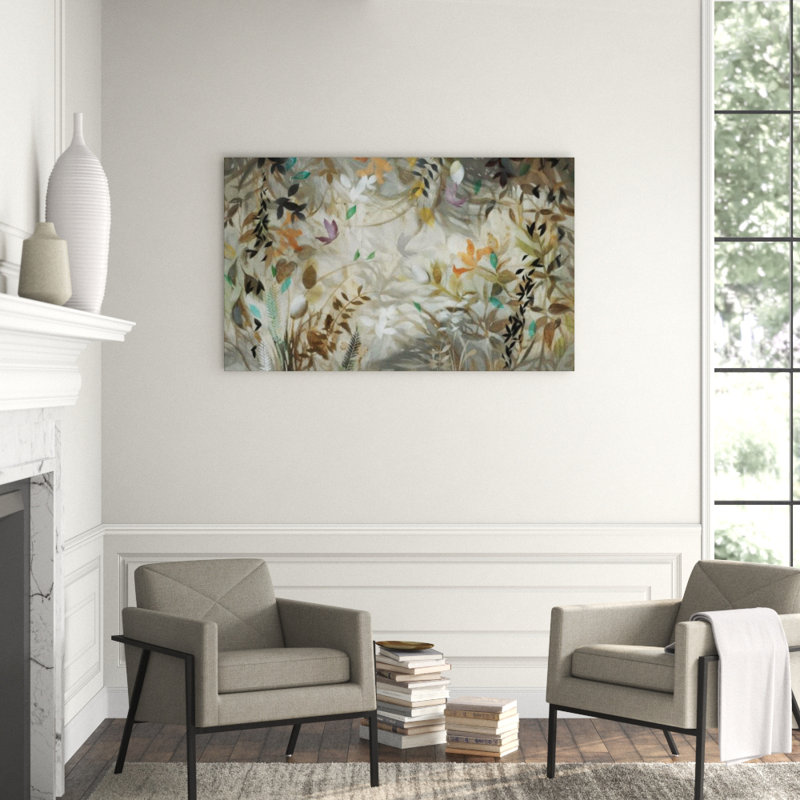 Rainforest Tapestry Print by Liz Jardine, 24" H x 40" W, Brush Gel