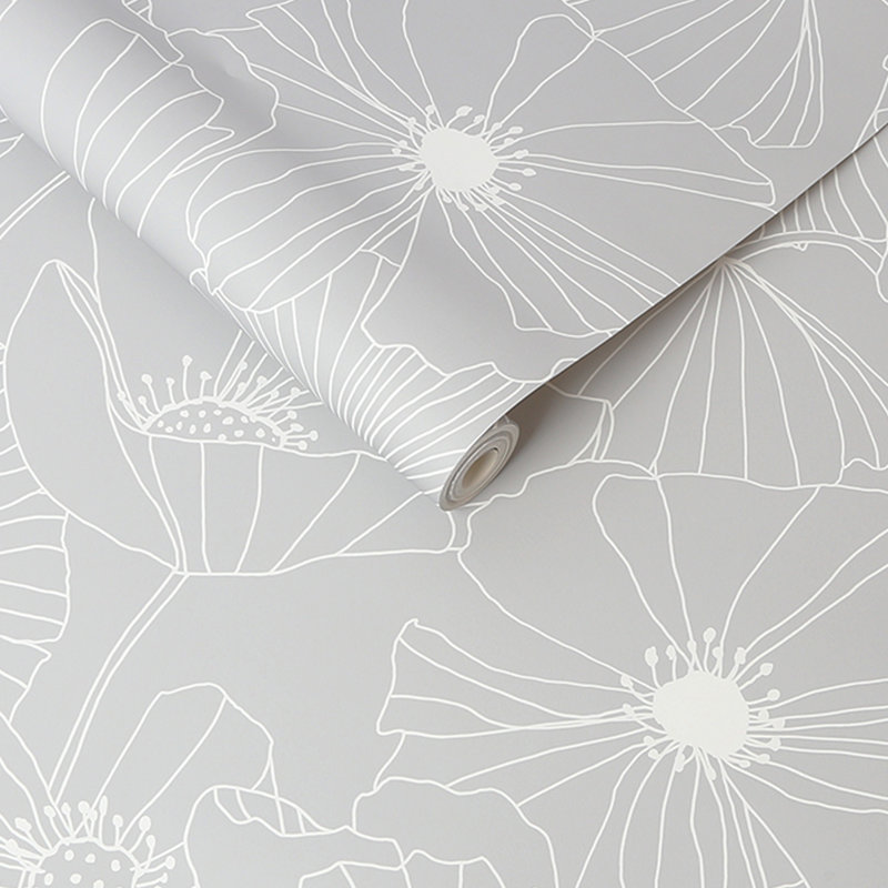 Ginkgo Striped Wallpaper Double Roll