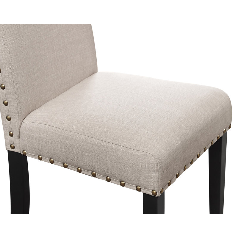 Chaise parsons rembourrée Durst, Beige naturel