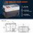 VEVOR 58 QT. Electric Cooler Portable Mini Car Fridge