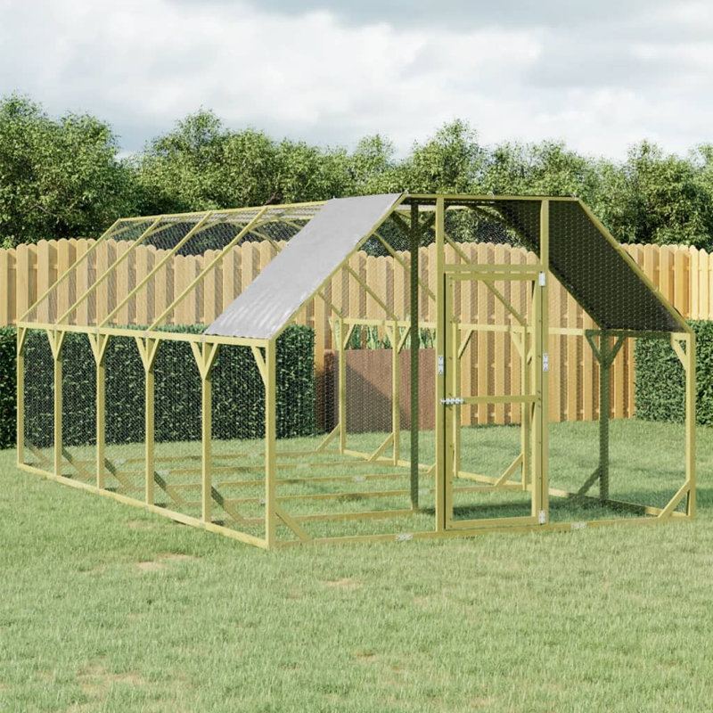 Landry Chicken Run, 190cm H x 268cm W x 500cm D