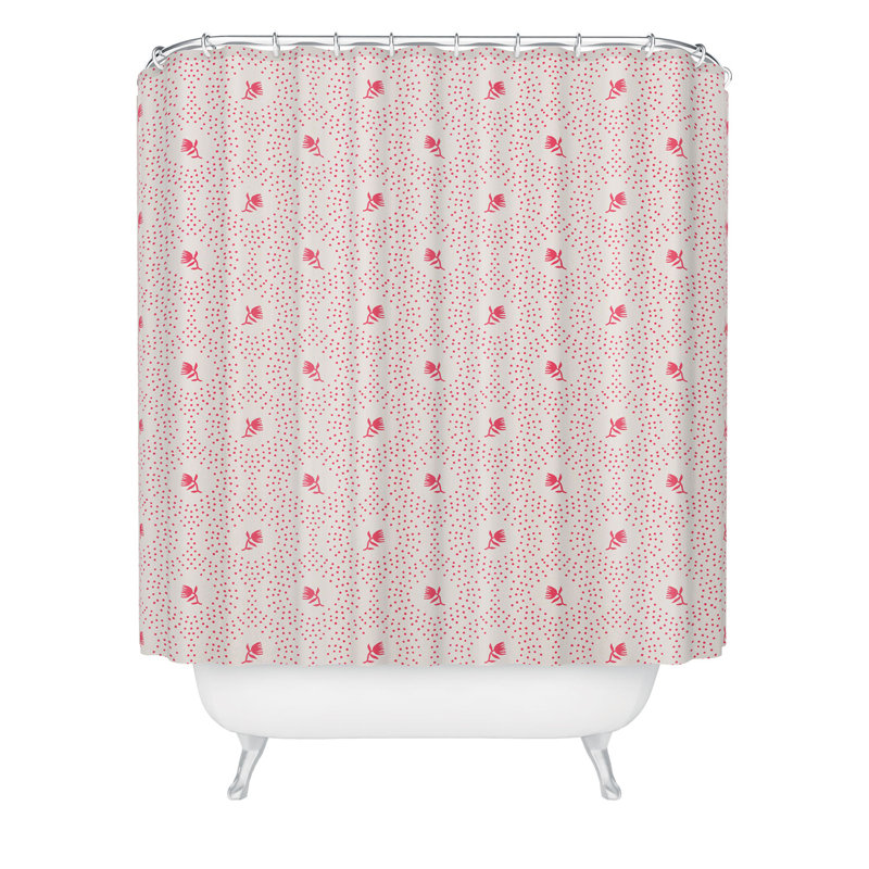 Rideau de douche Maritza Lisa, Rose floral 15