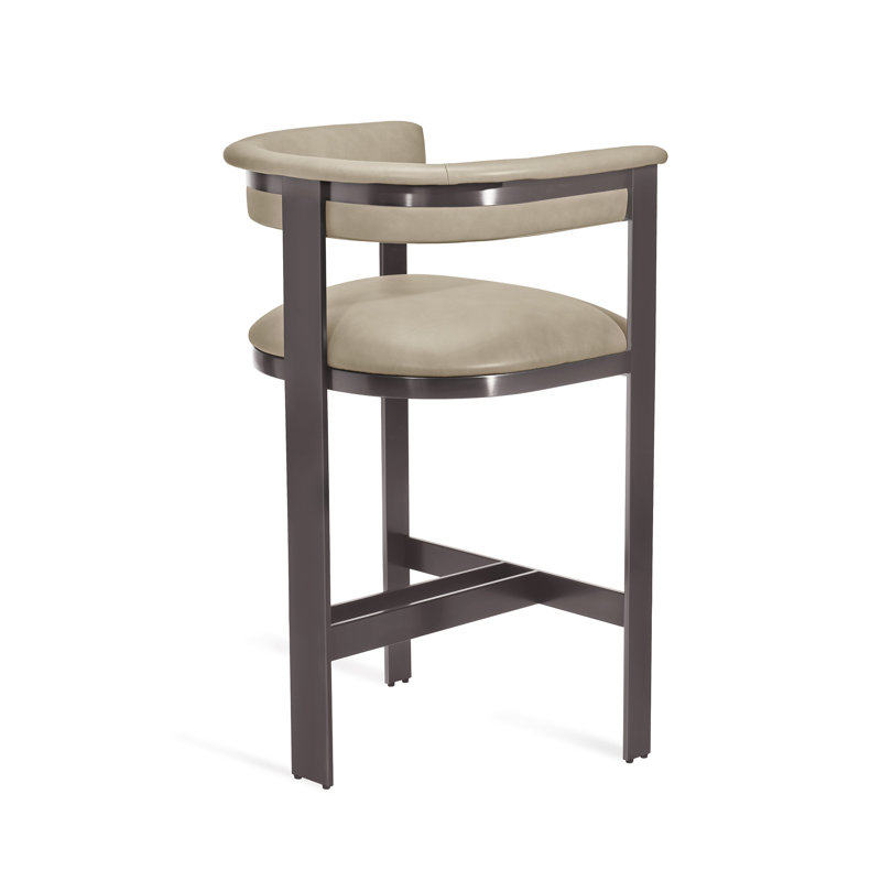 Darcy Bar & Counter Stool, Graphite, Counter Stool (27" Seat Height), Taupe