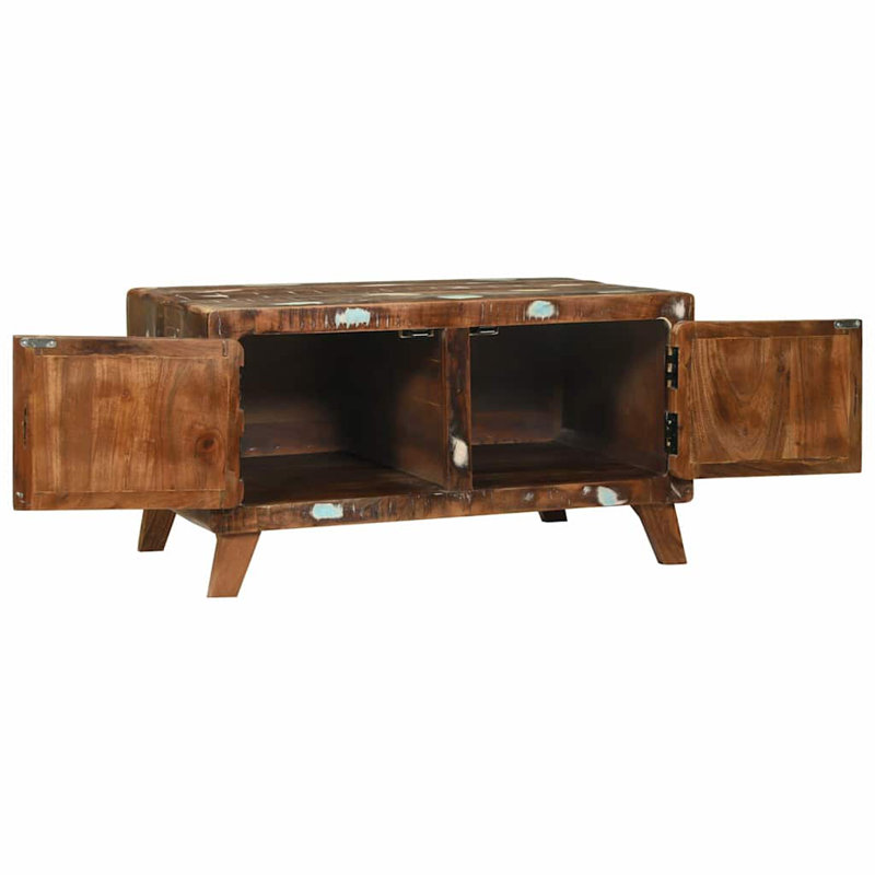 Solid Wood Coffee Table with Storage