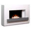 Sambro Adam 116.5cm W Grey Electric Fireplace with 6824 BTU