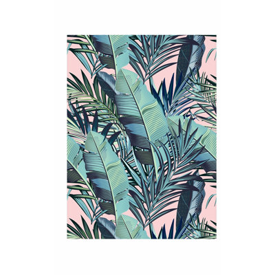 «Botanical Palm Leaves II», reproduction d'art tropicale sans cadre