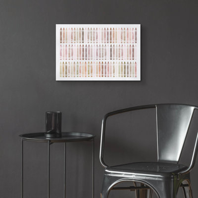  «Crayons of the World» par Kamdon Kreations, art mural en verre acrylique, 36 po x 24 po