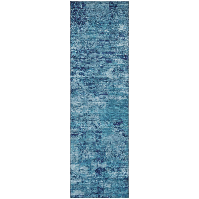 Premium Machine Washable Lubbers AMF1723 Modern Rug, Runner 2'3" x 7'6"
