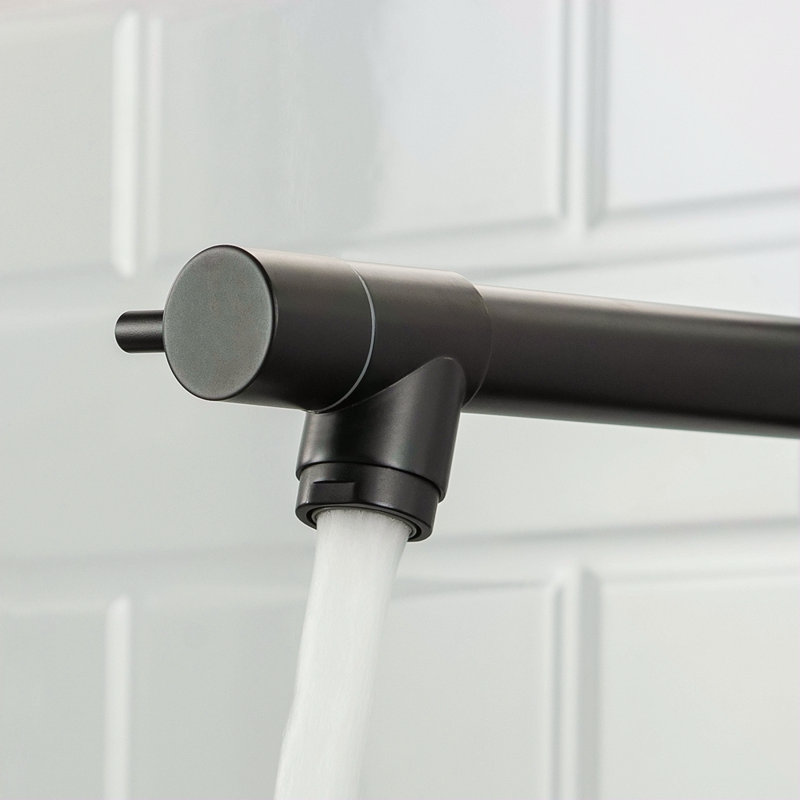 Heavy Duty Commercial Style Kitchen Sink Faucet, Single Handle Pre-Rinse Spring Sprayer Kitchen Faucets, High Arc Pull Down Kitchen Faucet