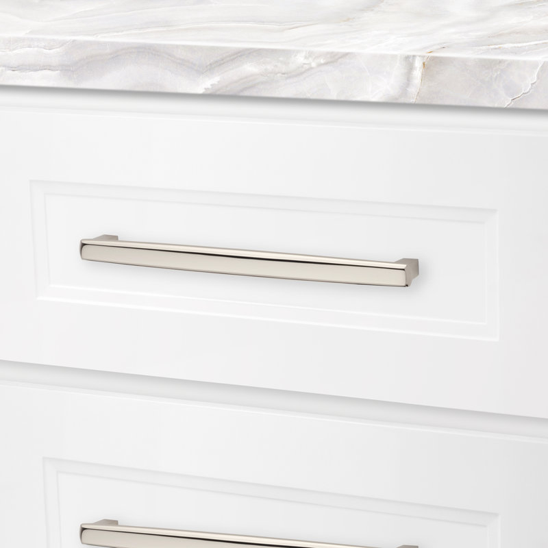 4359 Severin Fayerman A Pull, 12" CTC, Polished Nickel