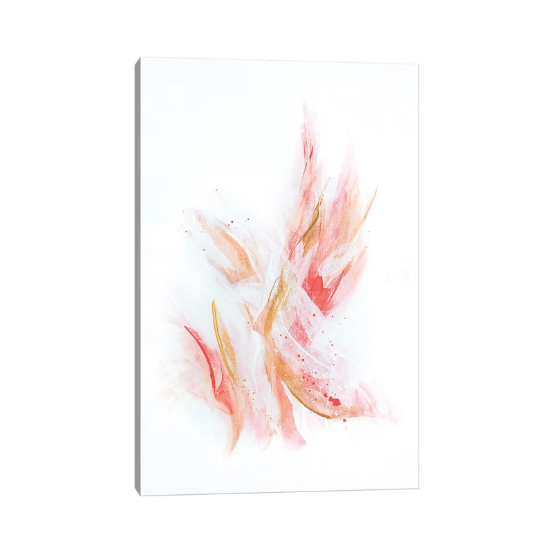 Rose Gold Ribbons - Print on Canvas, Wrapped Canvas, 101.6 cm H x 66.04 cm W x 1.91 cm D