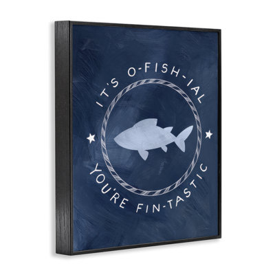 Officially Fantastic Fish Pun Giclee Art by Caverly Smith