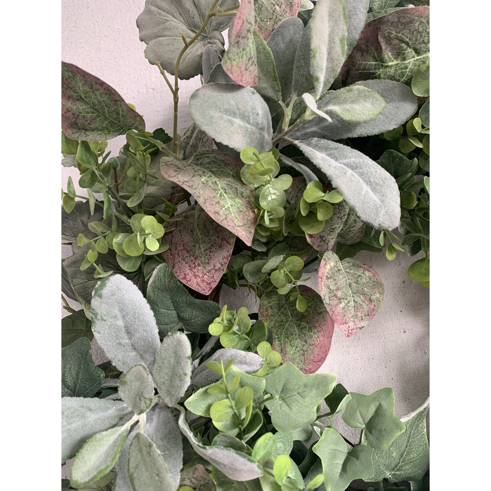 26" Handcrafted Foliage No Holiday Wreath