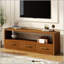 Meuble télé Mirod avec rangement spacieux, design classique avec trois tiroirs et une surface spacieuse, poignées en métal minimalistes, polyvalent comme console de télévision ou armoire d'appoint-2000891263
