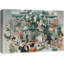 «Winter People Celebrate Holiday By The Christmas Tree Festive», reproduction d'art sur toile encadrée-107117840-107117841
