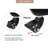 Height And Angle Adjustable Multi-Function Tempered Glass Metal Frame Floor With Lockable Wheels Mobile TV Stand
