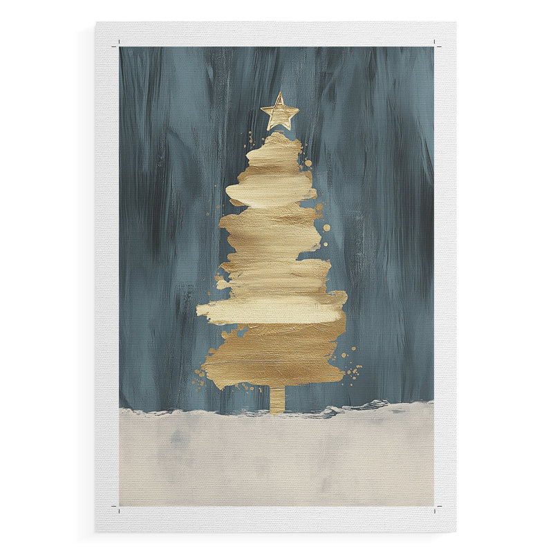 Art des Fêtes de Noël CXCVII - Reproduction de toile seulement - NON-CADRE, H 12 po x l 8 po
