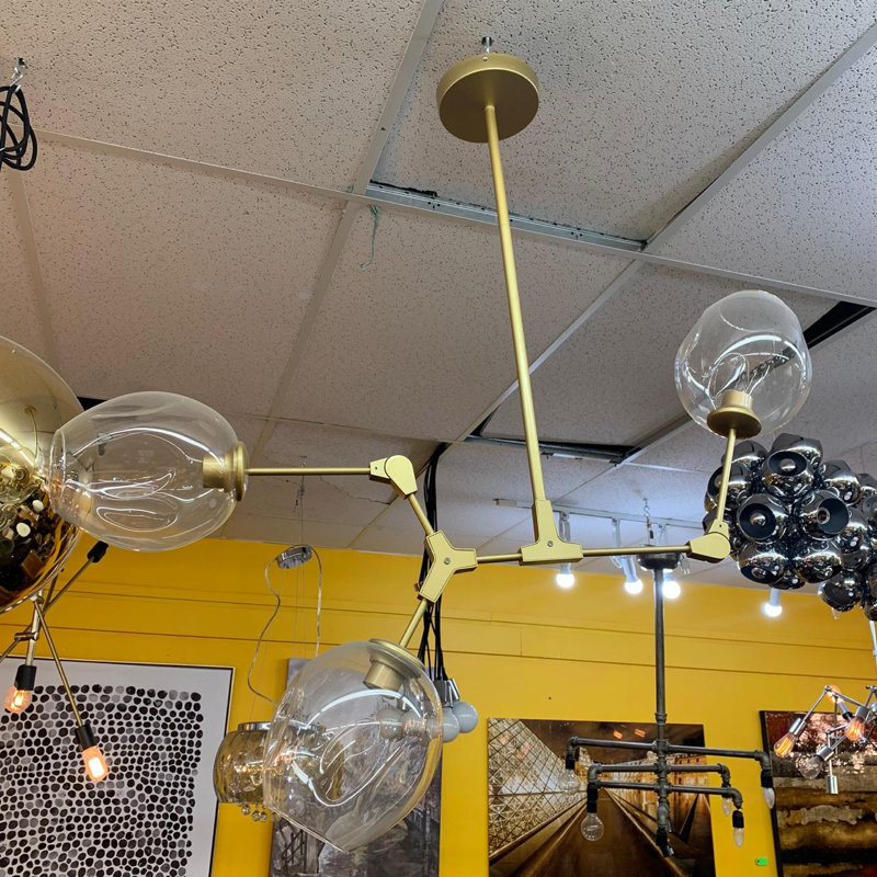 Lustre linéaire moderne 3 lumières unique Ryals
