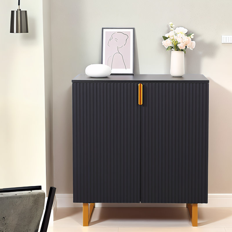 30’’Black Modern Sideboard