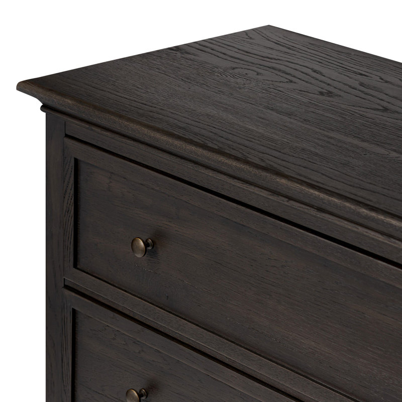 Geoffrey Tall Dresser, Smoked Black