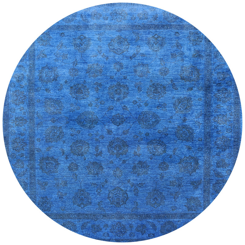 Tapis oriental bleu Rüdiger, Rond 5 pi