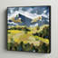 «Open Green Field» par Marmont Hill - reproduction encadrée sur toile-1439271809