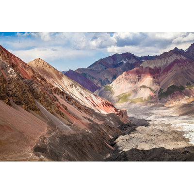 Beautiful View Of Pamir Mountains by Branca_escova - Wrapped Canvas Print