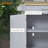 HOMCOM Kitchen Island Cart Rolling Trolley Cart With Drawer-567814565