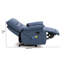 Fauteuil inclinable manuel avec masseur Eliathas