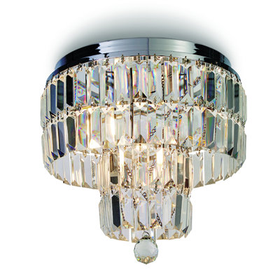 Oppice Glass Flush Mount
