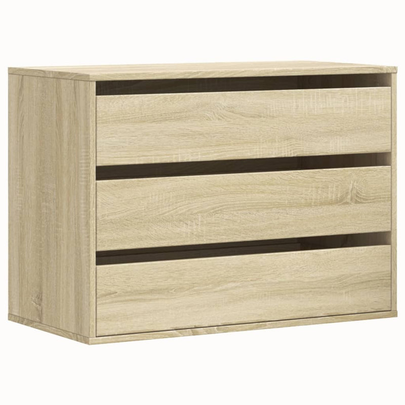 Asmarina Rectangle Accent Chest, Sonoma Oak, 58cm H x 80cm W x 41cm D