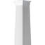 Ensemble de colonne carrée classique en PVC lisse lisse et standard Craftsman-36092403-118197422