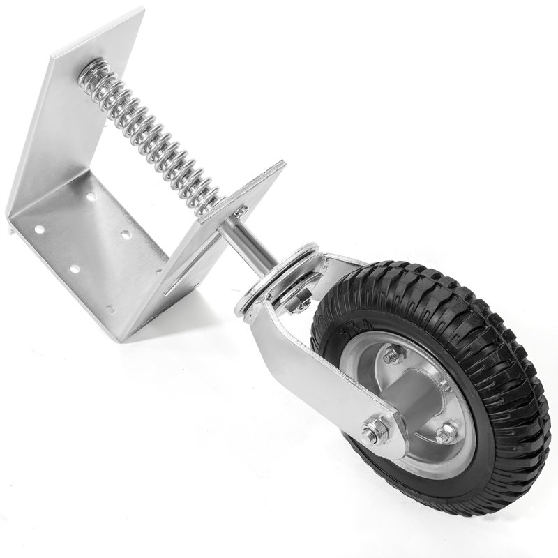 XtrememepowerUS Universal Flat Free Tire Gate Wheel, Silver