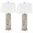 Perla 31" Mother of Pearl Mosaic Table Lamp