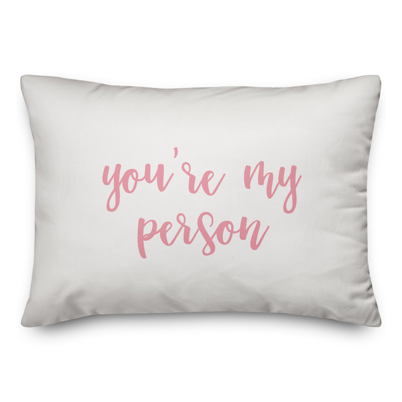 Coussin You Are My Personal, Rose / blanc